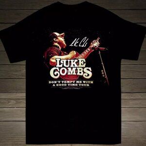 Luke Combs Country Music Fan Gift Graphic Black T-Shirt 166